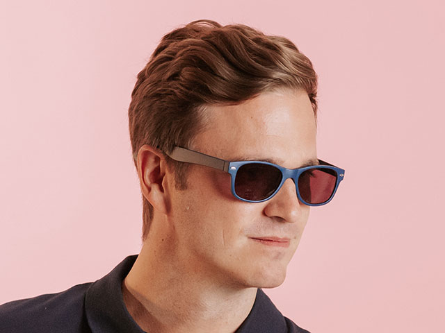 Reading Sunglasses 'Billi' Matt Blue