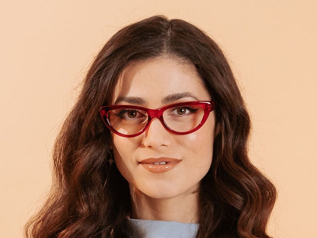 Reading Glasses 'Cleo' Red