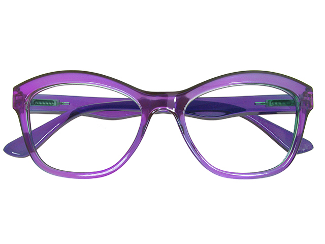 Reading Glasses 'Margot' Purple And Teal