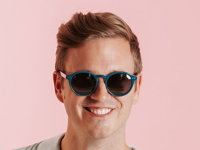 Sunglasses Polarised 'Robbie' Blue/Tortoiseshell 