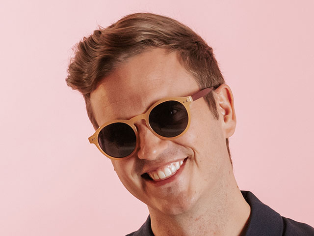 Sunglasses Polarised 'Robbie' Mustard/Tortoiseshell 