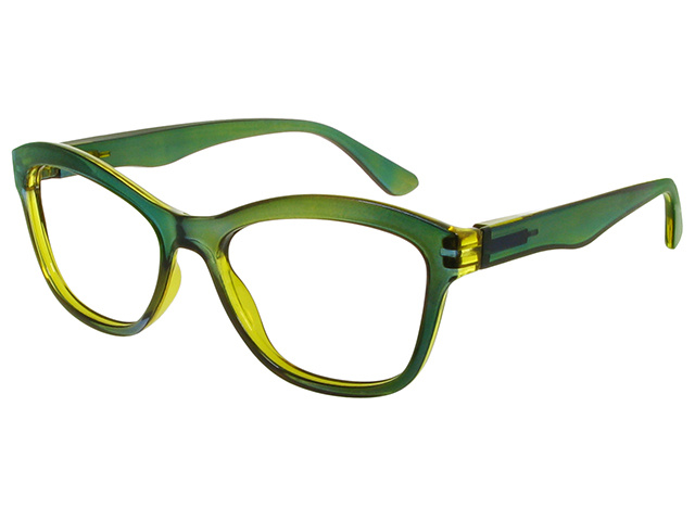 Reading Glasses 'Margot' Green And Yellow