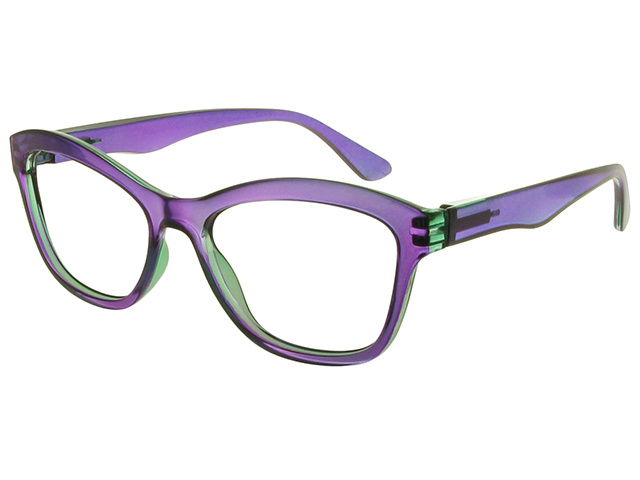 Reading Glasses 'Margot' Purple And Teal