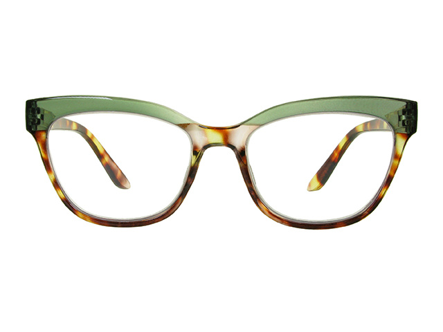 Reading Glasses 'Duchess' Tortoiseshell/Green
