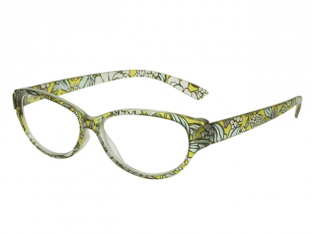 Reading Glasses 'Lulu' Yellow Floral