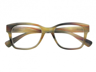 Reading Glasses 'West' Brown Stripe