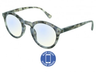 Blue Light Reading Glasses 'Embankment' Grey Tortoiseshell