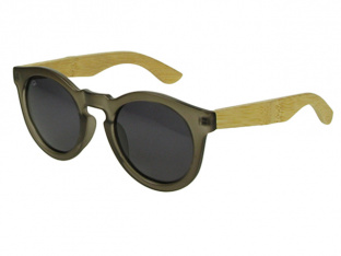 Sunglasses Polarised 'Kennedy' Matt Grey/Bamboo