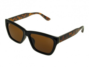 Sunglasses Polarised 'Molly' Black/Tortoiseshell