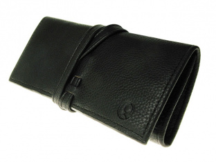 Glasses Case 'Tassle' with Cloth and Screwdriver Black